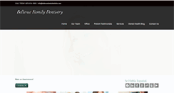 Desktop Screenshot of bellevuefamilydentistry.com